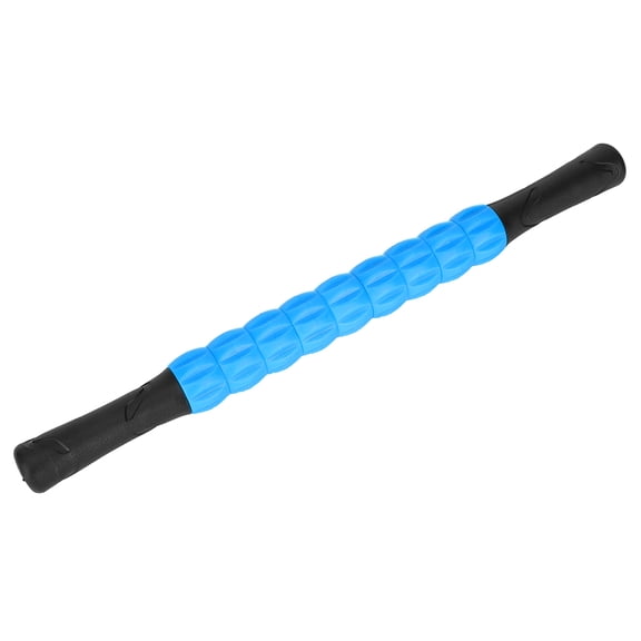 M Buder Muscle Massage Stick for Athletes - High Strength Deep Tissue Fascia Roller for Sport Body Recovery & Sore Muscle Relief, 16.9 inches / 43.0 cm, Blue