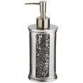 thumbnail image 3 of Popular Bath Ensemble de Rideau de Douche 5 Pcs Sinatra Argent et Accessoires de Bain en Résine, 3 of 6