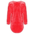 thumbnail image 5 of Sweaters For Women Crew Neck Plush Top Long Sleeve Thin Fashion Pullover Sweater Polyester Red Size S-5Xl Oversized Sweaters For Women, 5 of 5