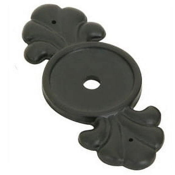 Emtek 86234 Fb Back Plate for Knobs in Black