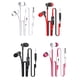 thumbnail image 4 of Matsuzay Auriculares intrauditivos de 3,5 mm, auriculares estéreo para computadora y teléfono móvil con micrófono de reducción de ruido Cables de audio/vídeo negro, 4 of 6