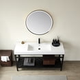 thumbnail image 3 of Miseno Mv702860 Ablitas 60" Free Standing Single Basin Vanity Set - Matte Black / Gray, 3 of 7