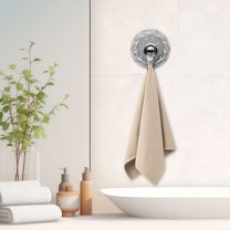 Suction Cup Hooks Heavy Duty Hooks for Hanging Small Shower Suction Hooks Vintage Corrugated Strong Suction Cup Hook Without Punching Traceless Vacuum Adhesive Wall Towel Hanger Hook