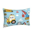 thumbnail image 2 of Balery Building Truck Pillow Covers,Bed Pilowcases,Reversible Plush Throw Pillow Covers End Pillow Encasement,Pillow Case - 14"X20", 2 of 9