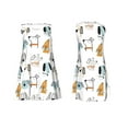 thumbnail image 3 of Bixox Robe Sans Manches à Imprimé Chiot pour Femmes avec Poches, Robe Décontractée Longueur Genou pour l'Été-TTG, 3 of 7