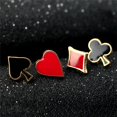 thumbnail image 4 of shiyou-4 pcs Playing Card Enamel Lapel Pin Poker Playing Hand Cards Brooch Pin Playing Cards Brooch, 4 of 4