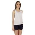 thumbnail image 3 of Inkmeso WoMen's Solid Tank Top W/ Shorts Nightwear Set Sleeveless Sexy Loungewear, 3 of 7