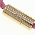 thumbnail image 3 of Pre-Owned Prada Bracelet 1IB350 Pink Leather and Metal Triangle Women's PRADA, 3 of 7