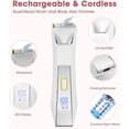 thumbnail image 2 of 2 in 1 Body Hair Trimmer for Men, Ball Trimmer Men with Travel Lock, USB-C Rechargeable, 2 of 5