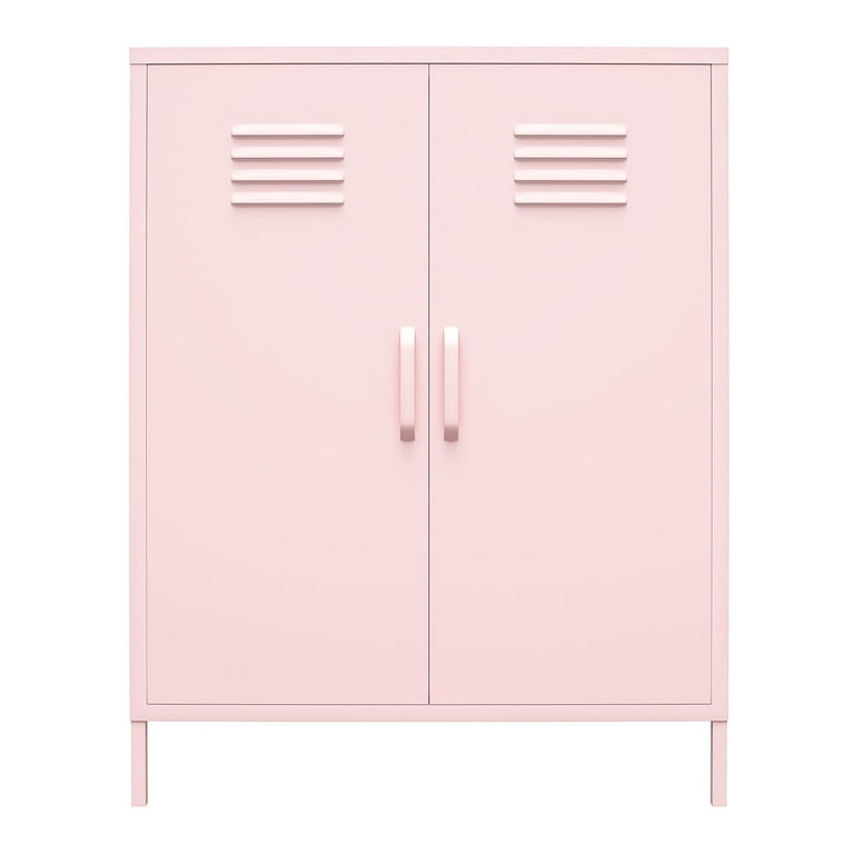 Novogratz Cache 2 Door Metal Locker Style Storage Accent