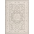 thumbnail image 1 of Unique Loom Outdoor Aztec Medallion Rug 7' x 10' Rectangle Light Brown/Ivory, 1 of 1
