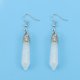 thumbnail image 1 of Xiao Hua Pendientes colgantes de cristal con punto de curación de chakras y piedra de cuarzo natural real, regalo para el día de San Valentín y el día de la madre., 1 of 4