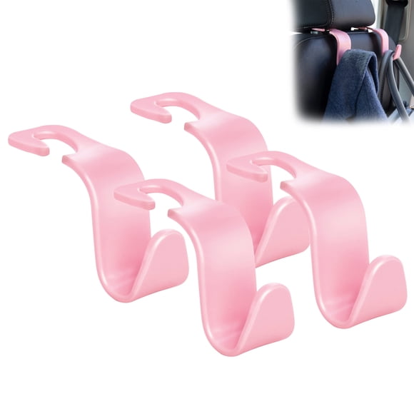 Colgador organizador universal Amooca para reposacabezas de coche (rosa)