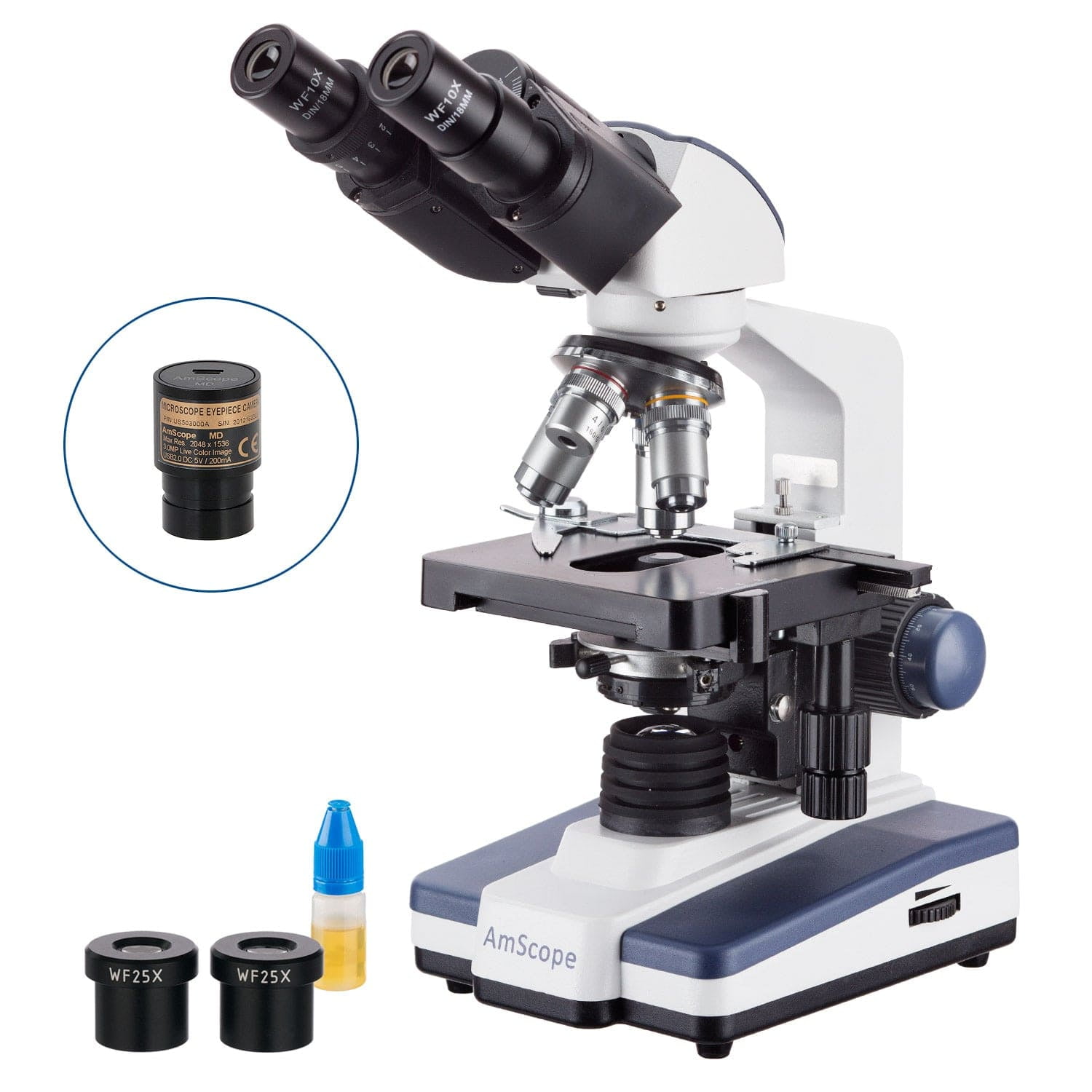 U.S. regulations High Precision LED Lights 100-240V LED Industrial Microscope HD Microscope Camera Digital for Observe