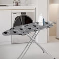 thumbnail image 2 of HELLHERO Grey Paw Print Hearts Ironing Board Cover Washable Replacement Accessories 3 Fasteners Iron Board Cover Non-Slip Christmas, 2 of 5