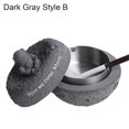 thumbnail image 2 of Zeus Creative Ashtray Card Slot Cement Cute Spaceman Pattern Soot Holder for Home, 2 of 7