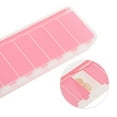 thumbnail image 3 of Unique Bargains 1 Pc Pill Case 7 Grid Design Pill Box Rose Red, 3 of 6