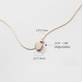 thumbnail image 4 of S925 Sterling Silver Heart Necklace for Women Dainty 14k Gold Plated CZ Infinity Love Heart Opal North Star Pendant Choker Necklaces Trendy Chain Jewelry Birthday Gifts for Mom to Daughter, 4 of 11