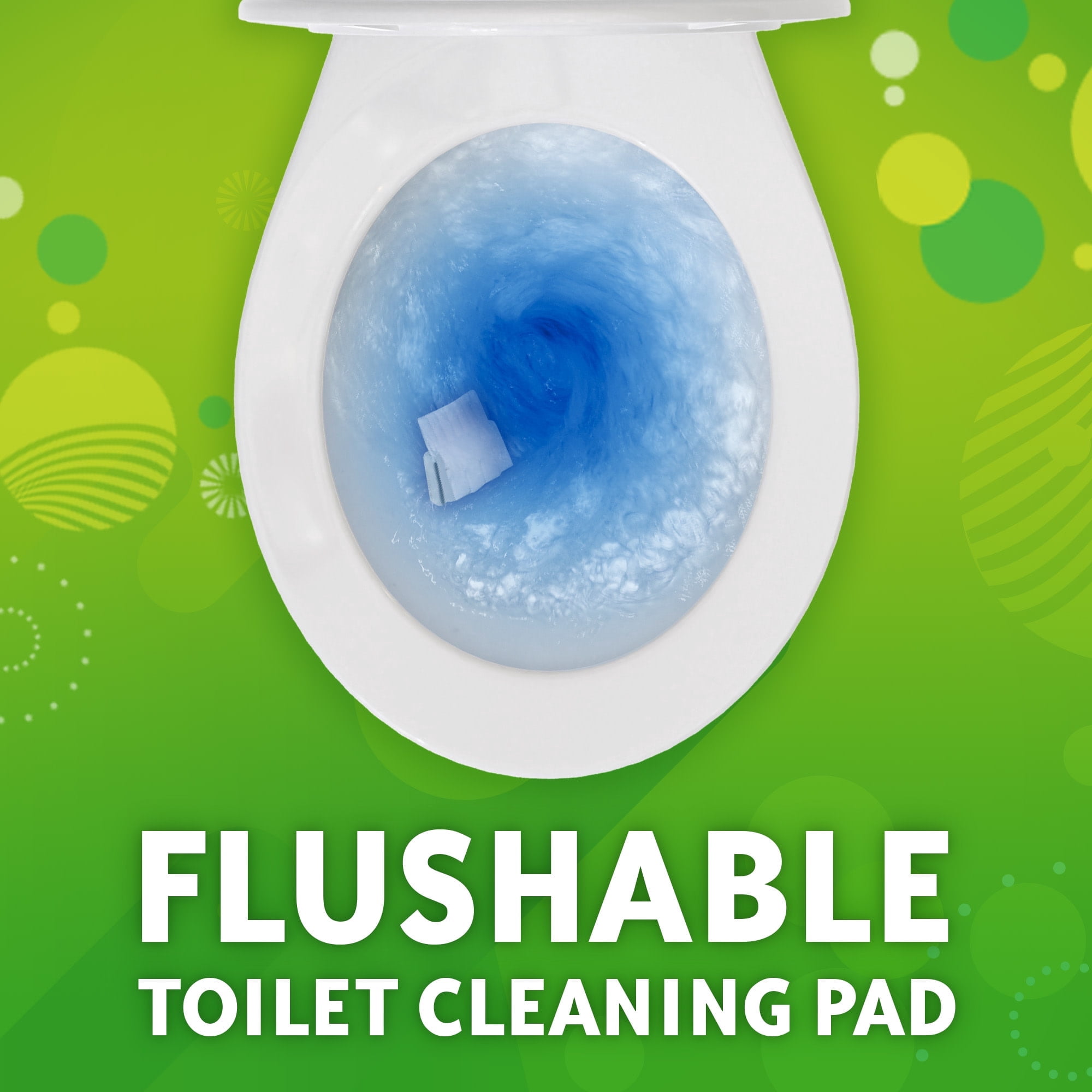 Scrubbing Bubbles Toilet Bowl Cleaner Wand Starter Kit, Flushable Toilet Pads, Fresh Brush Cleaning System, Citrus, 1 Wand, 1 Stand, 8 Count