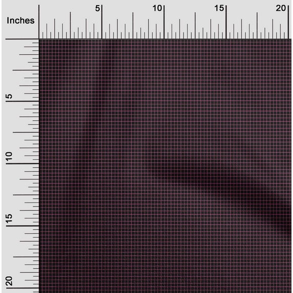 oneOone Cotton Poplin Fabric Window Pane Check Decor Fabric Printed BTY 42 Inch Wide