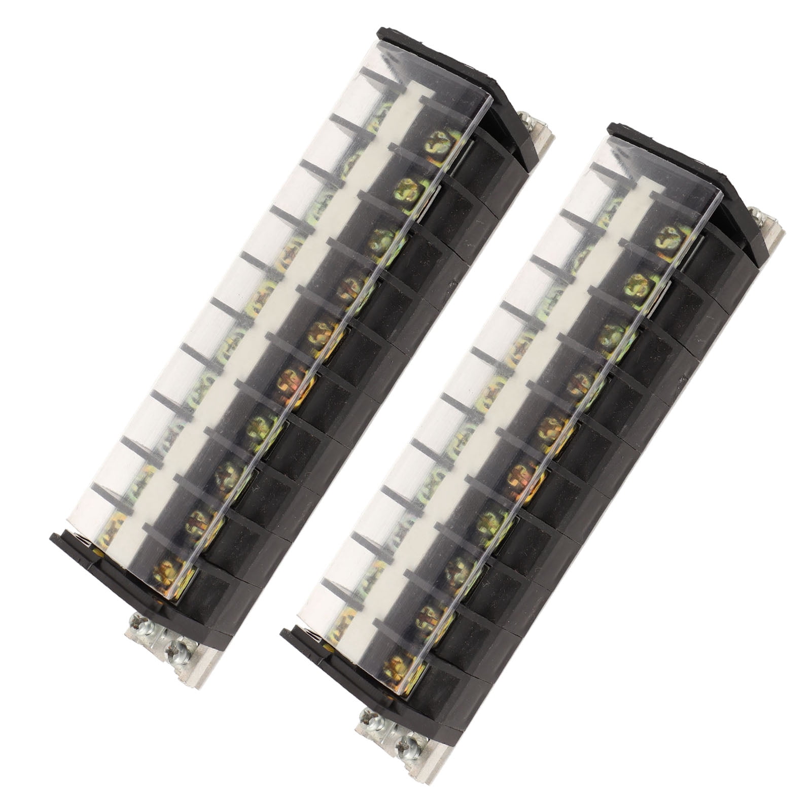 Heavy Duty Wire Barrier Block, 30A, 660V, Secure Copper Terminals  Clear Cover
