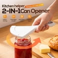 thumbnail image 2 of Jar Opener for Weak Hands, Multi-Purpose Bottle & Jar Opener with Ergonomic Grip, Easy Lid Opener for Seniors and Low Hand Strength (white), 2 of 7