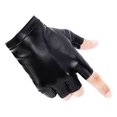 thumbnail image 2 of Accmor Guantes De Piel Sintética Sin Dedos, Guantes De Condu, 2 of 8