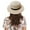 Beige, variant on iHPH7 Wide Brim Hats for Women Straw Bucket Hat Straw Sun Hat Summer Hats for Women Sun Protection Hat, Beige One Size