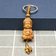 thumbnail image 2 of nipocaio Wooden Buddha Keychain Buddhism Keychain, 2 of 5
