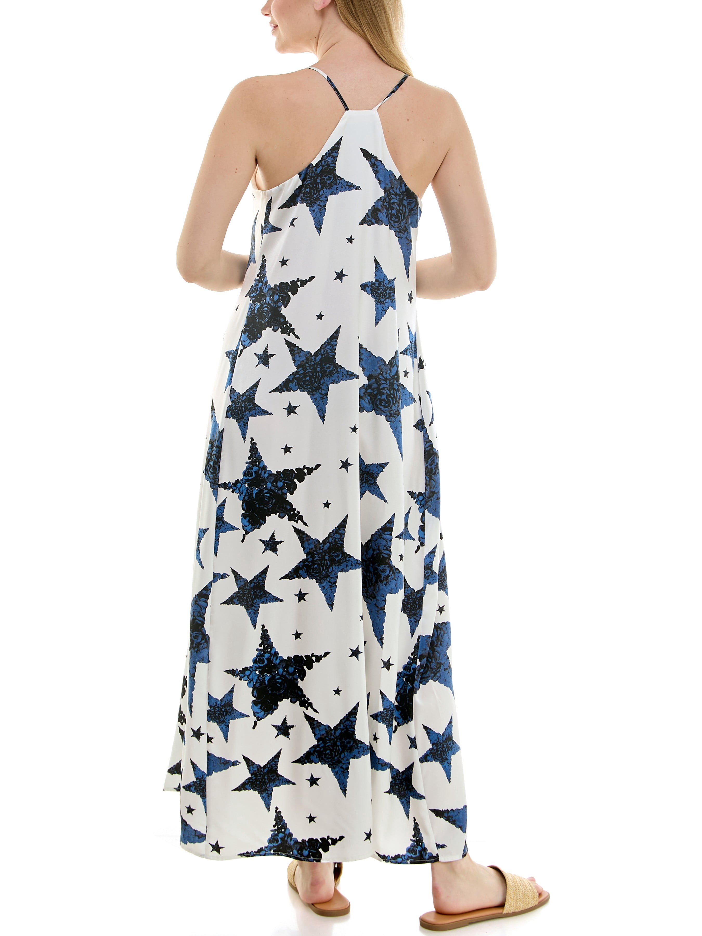 Nicole Miller Women's Maxi Slip Dress With Built In Bra, Sizes S-XL