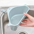 thumbnail image 3 of Rice Strainer Kitchen Self Standing Drain for Separating Leftovers Soup Juice with Garbage Filter and Storage Rack Kitchen Tools, 3 of 7