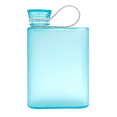thumbnail image 1 of Botella de agua plana, bolso delgado a prueba de fugas, botella para beber para deportes al aire libre, fitness, camping, senderismo, 1 of 5