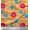 Pale Orange, variant on Soimoi Cotton Duck Fabric Leaves & Floral Artistic Printed Craft Fabric by the Yard 42 Inch Wide