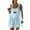 49#Light Blue, variant on Dwaogom Women Tennis Dress Sleeveless Workout Mini Dress with Built in Bra and Shorts Cut Out Athletic Outfits