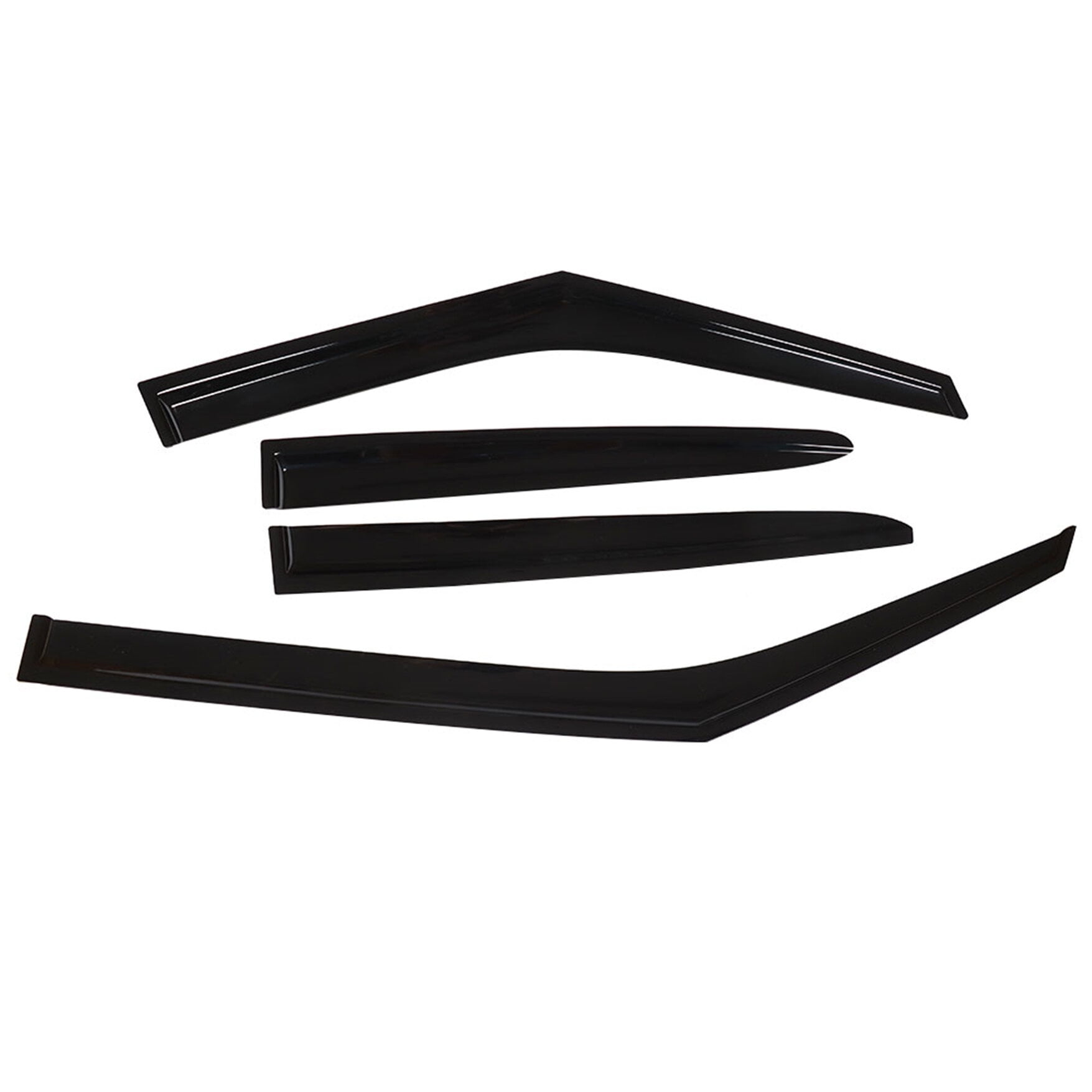 Genrics 4 PCS Side Window Vent Visors Rain Guards Deflectors Smoke Replacement for 2011-2017 Veloster