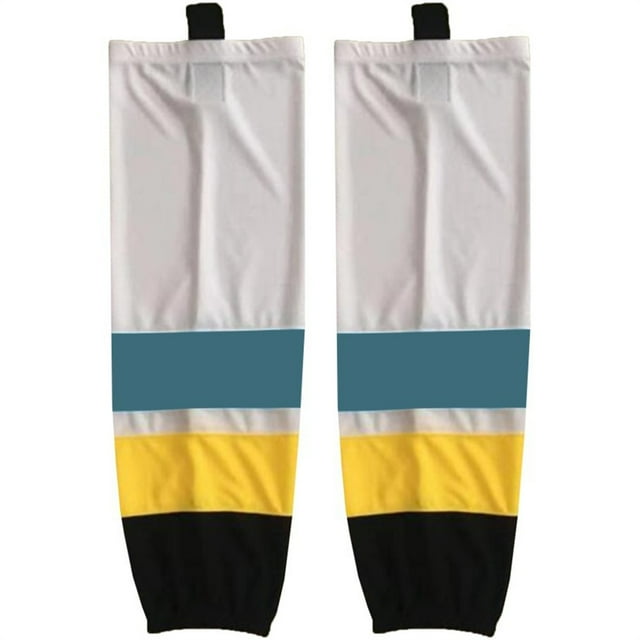 Unisex White Series Team Color Ice Hockey Socks For Youth To Adult
