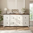 thumbnail image 5 of EnHomee Dresser for Bedroom White Dresser TV Stand Farmhouse Dresser with 8 Drawers, 5 of 7