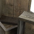 thumbnail image 5 of Ekena Millwork Set of 3, Square, Closed Back, Vintage Farmhouse Shadow Box Shelves, Barnwood Decor Collection, Pebble Grey, 5 of 11