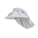 thumbnail image 5 of Ventilador de moda de sombrero de visor de ventilador para pescar Camping Beach al aire libre deportes al aire libre Gris claro, 5 of 8