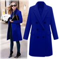 thumbnail image 4 of Vedolay Women Coats Winter Coat Fall Coat Casual Work Jacket Coat Blue,5XL, 4 of 4