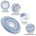 thumbnail image 4 of pet Recovery Collar, Adjustable pet Taper Collar, Waterproof Recovery Taper Collar, pet Soft Recovery Collar Does not Block Vision, grey blue, G400, 4 of 7