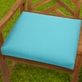 thumbnail image 2 of Sunbrella Sorra Home Bristol 20-inch Indoor/ Outdoor Aruba Blue Chair Cushion Set with  Fabric, 2 of 5