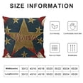 thumbnail image 5 of American Flag Decorative Throw Pillow Cover, America Porch Outdoor Home Decor Polka Dots Cushion Case, 5 of 5