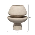 thumbnail image 3 of Jamie Young Co Foundation Decorative Ceramic Vase In Cream Ceramic, 3 of 10