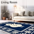 thumbnail image 2 of ODIKA 3x5 Machine Washable Non-Slip Area Rug, Holiday Hook Decorative Icy Pal Seasonal Tapestry Ultra Soft Rug, None, 626731, 2 of 7