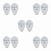 HiDow Compatible Replacement TENS Electrodes - Premium Quality Large Electrode Pads for Hi-Dow TENS Units - 5 Pair of Snap TENS Unit Electrodes (10 TENS Unit Pads) - Discount TENS Brand