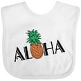 thumbnail image 3 of Inktastic Aloha- with Pineapple Boys or Girls Baby Bib, 3 of 4