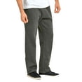 thumbnail image 4 of Men's Heavy Weight Fleece Open Bottom Sweatpants with Pockets, Charcoal Grey L, 1 Pack, 4 of 4
