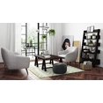 thumbnail image 4 of SIMPLIHOME Renee Pouf Rond, Repose-Pieds, Rembourré en Velours Gris Ardoise, pour le Salon, la Chambre et la Chambre d'Enfant, Transitionnel, Moderne, 4 of 5