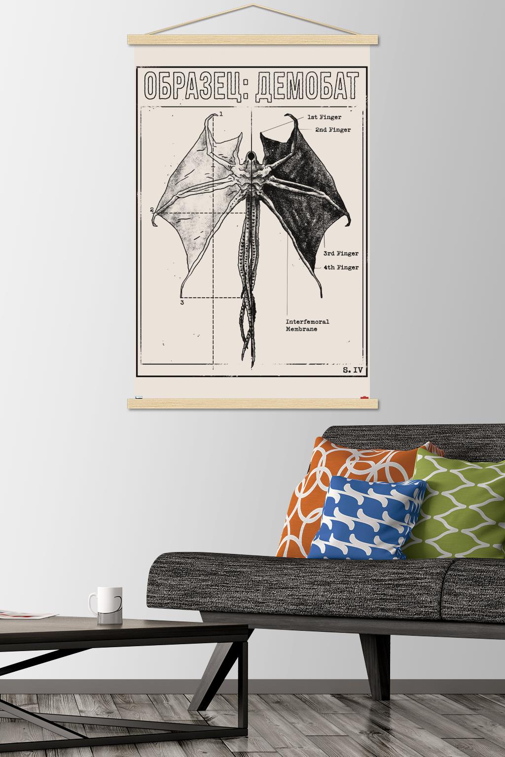 Netflix Stranger Things: Season 4 - Demogorgon Wall Poster with Magnetic Frame, 22.375" x 34"